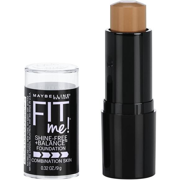Lot Of 2 Maybelline Fit Me Shine-Free Balance Foundation Stick Multi 330 Toffee - Picture 1 of 7